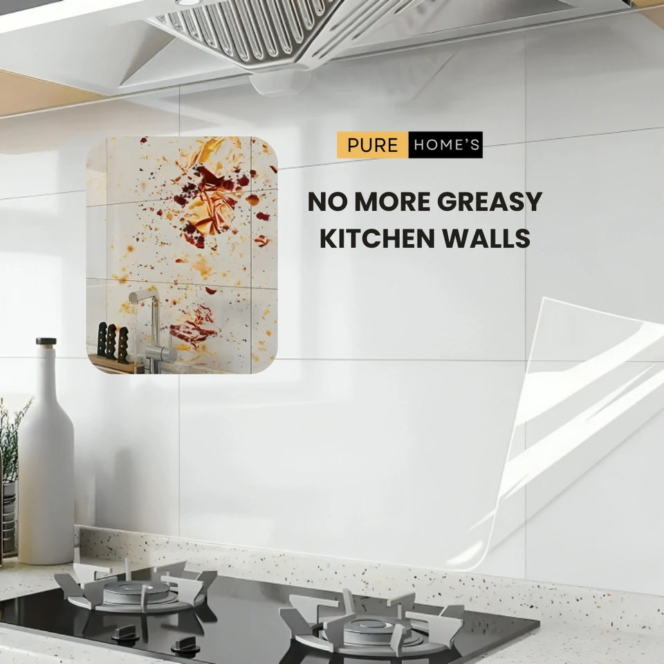 Pure Home™ Self- Adhesive Transparent Electrostatic Wall Protection Film