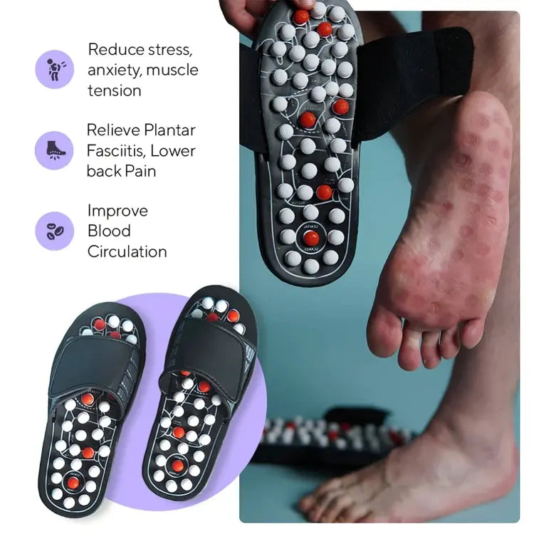 Delphi Space™ Magnetic Acupressure Yoga Therapy Paduka (Slippers)⭐⭐⭐⭐⭐4.8/5 Customer Rating