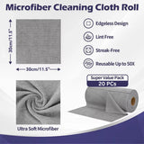 Microfiber Cleaning Cloth (25 Sheets)