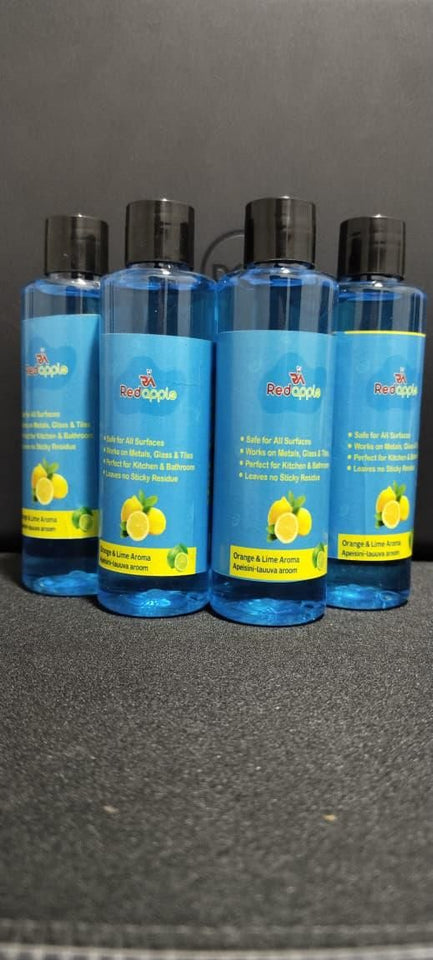 Redapple™ All-In-One Cleaner – Orange &amp; Lime Aroma (100 ml each | Pack of 4)