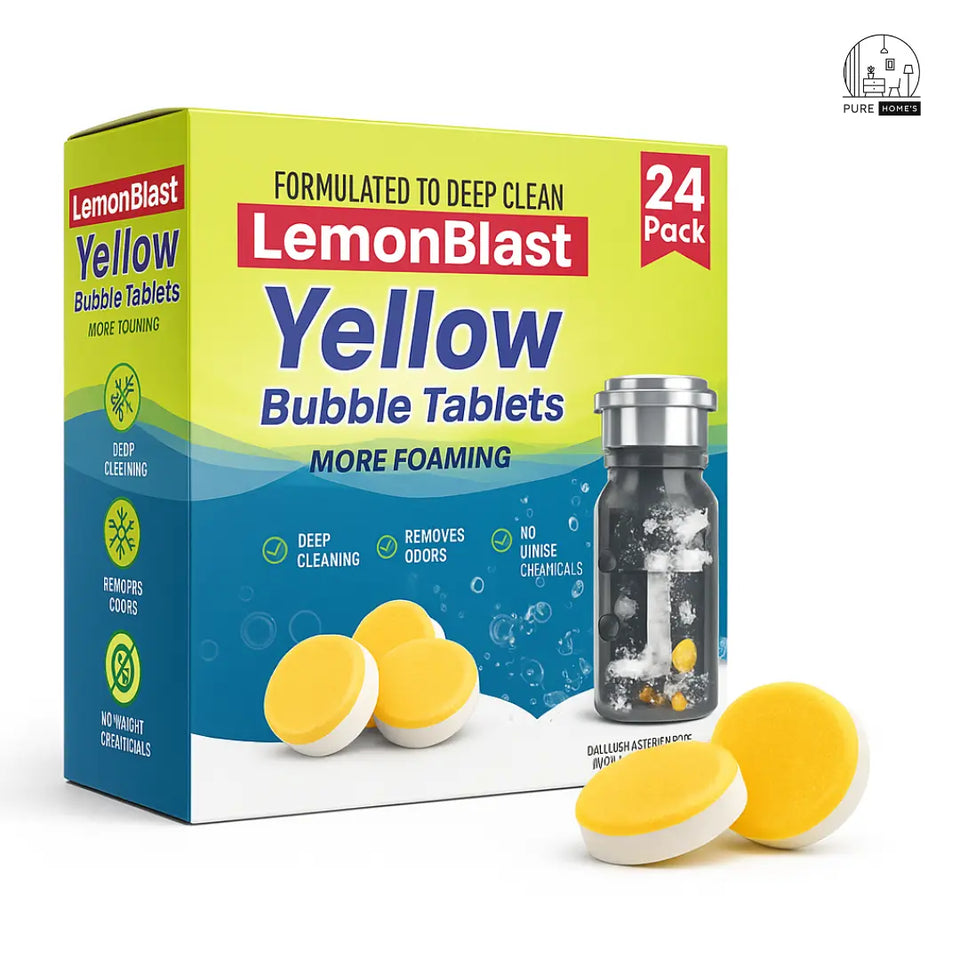 Lemon Blast Yellow Bubble Tablets (24pc)