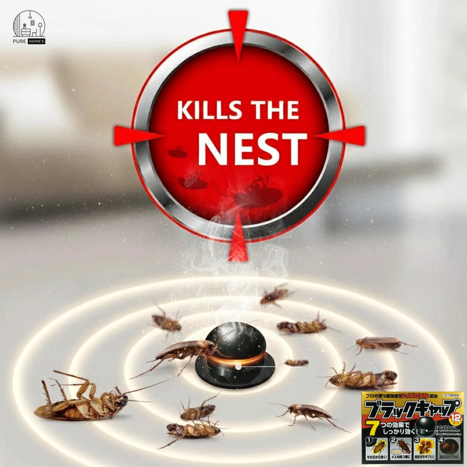 Japanese Cockroach Bait Station (Pack of 12 Pcs)