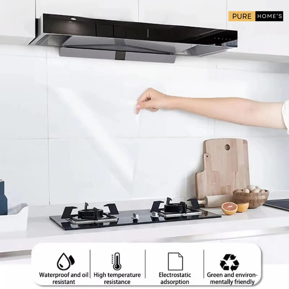 Pure Home™ Self- Adhesive Transparent Electrostatic Wall Protection Film