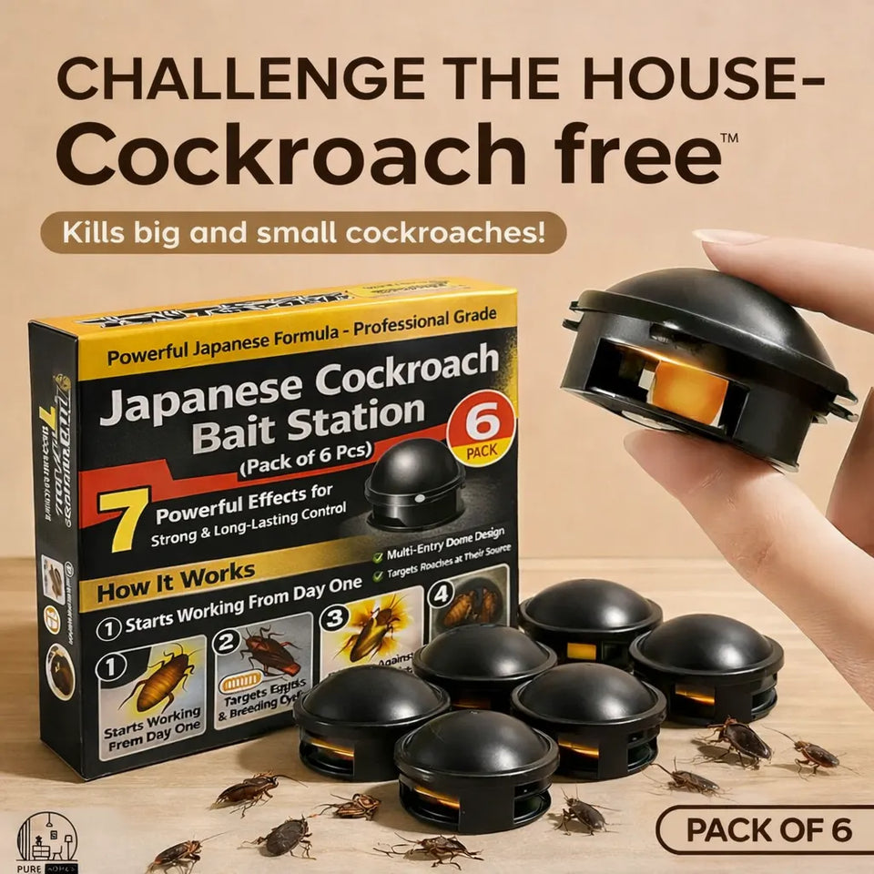 Japanese Cockroach Bait Station (Pack of 6 Pcs)