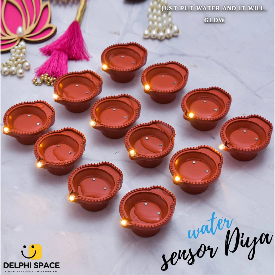 LED Light Water Sensor Diyas (Pack of 6/12/18/24)⭐️⭐️⭐️⭐️⭐️4.8/5 (7,600+ REVIEWS)