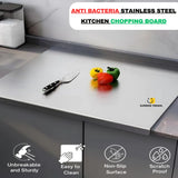 ANTI-BACTERIA Stainless Steel Chopping Kitchen Board (35x31cm)