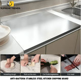ANTI-BACTERIA Stainless Steel Chopping Kitchen Board (35x31cm)