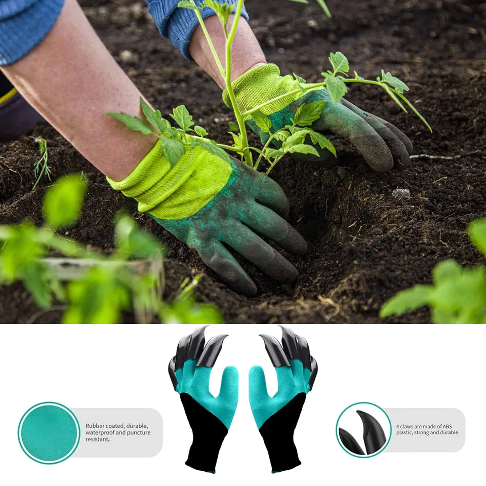 Waterproof Gardening Gloves With ABS Claws