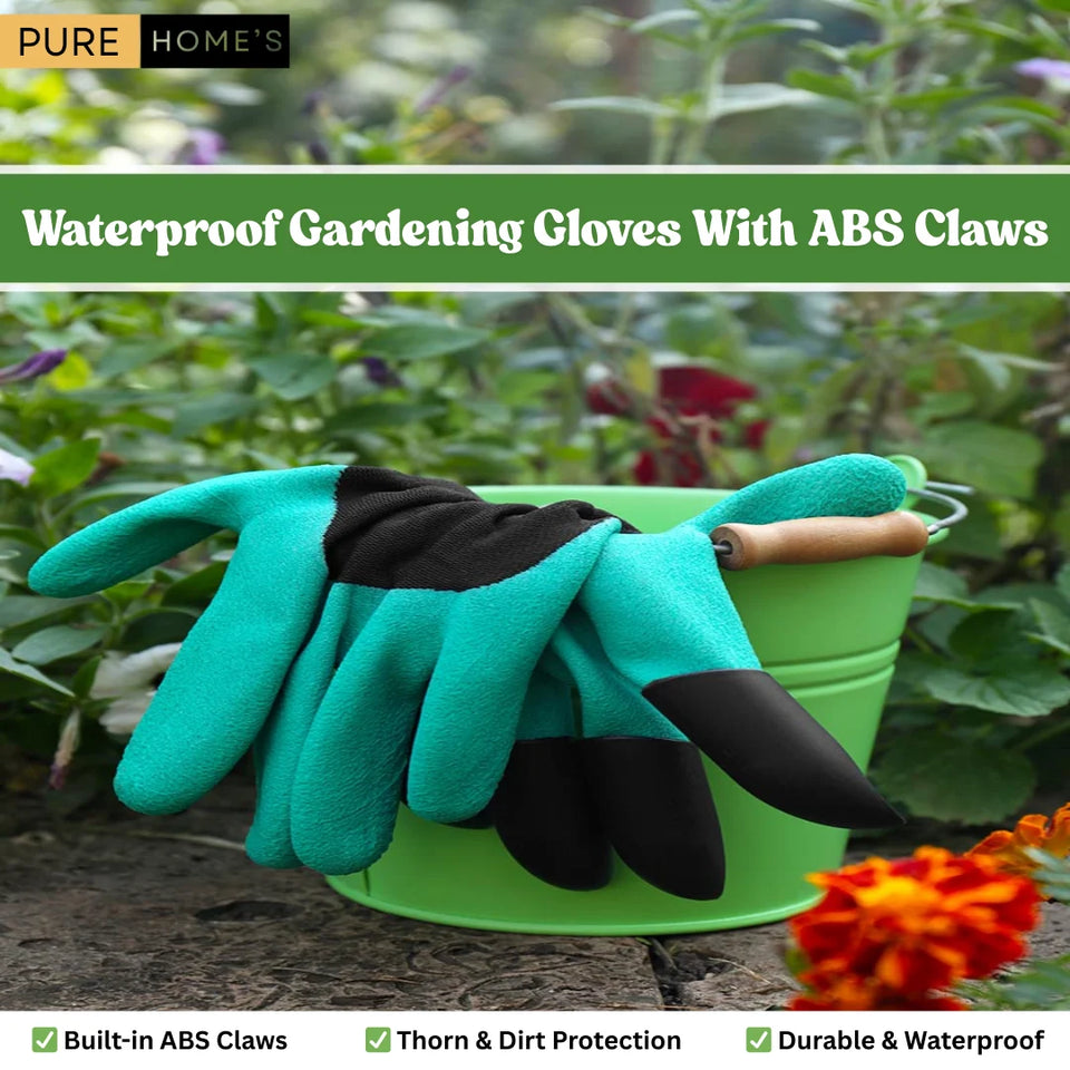 Waterproof Gardening Gloves With ABS Claws